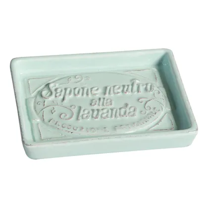 Zdjęcie Miętowa ceramiczna mydelniczka - Virginia Casa