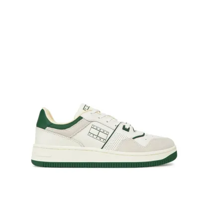 Zdjęcie Tommy Jeans Sneakersy Tjw Retro Basket Washed Suede EN0EN02773 Biały