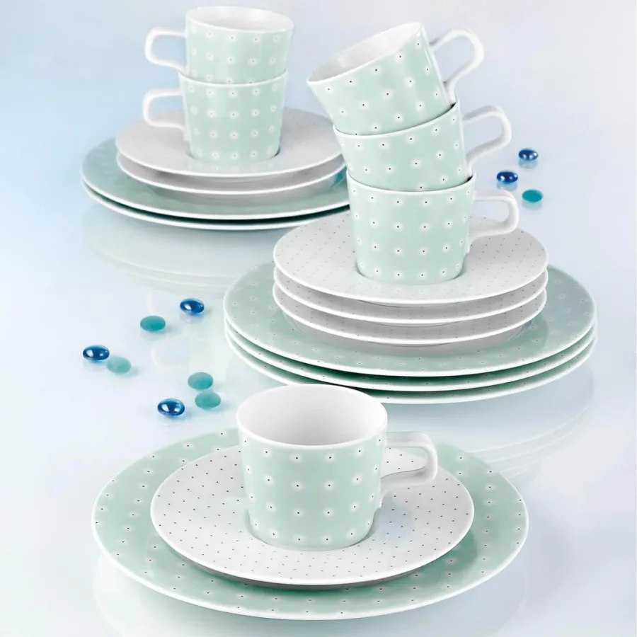 obrazek 3 Porcelanowa pokrywka zdobiona geometrycznym wzorem - Seltmann Weiden