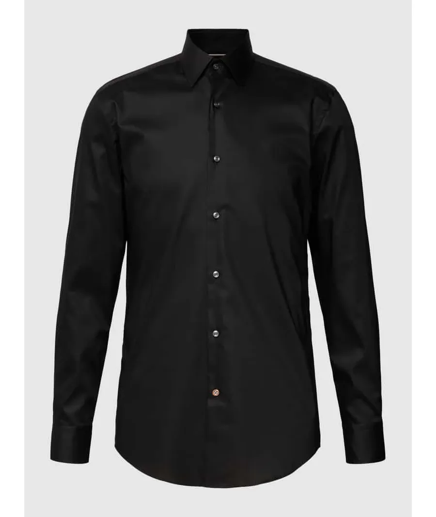 obrazek 1 Koszula biznesowa o kroju slim fit z kołnierzykiem typu kent model ‘Hank Kent’