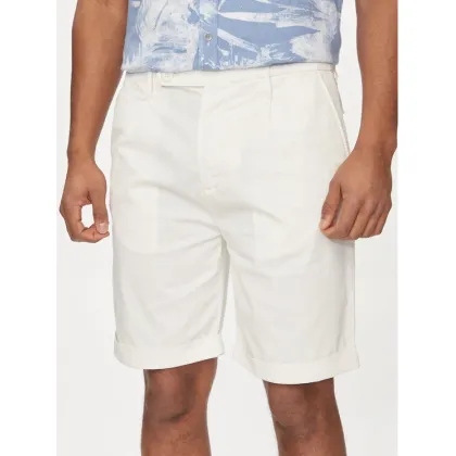 Zdjęcie Guess Szorty materiałowe Noah M4GD14 WG3QA Écru Slim Fit
