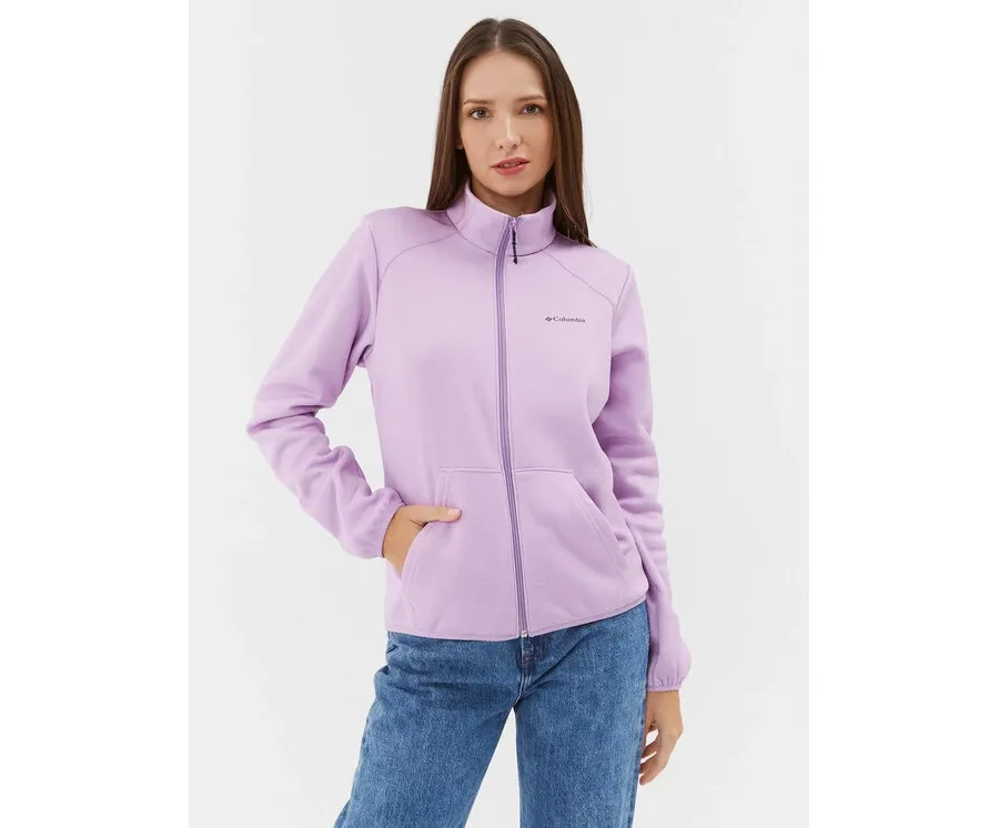 obrazek 1 Columbia Polar Col Hike Tech Fleece FZ Fioletowy Regular Fit