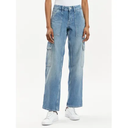 Zdjęcie Tommy Jeans Jeansy Sophie DW0DW17553 Niebieski Straight Fit