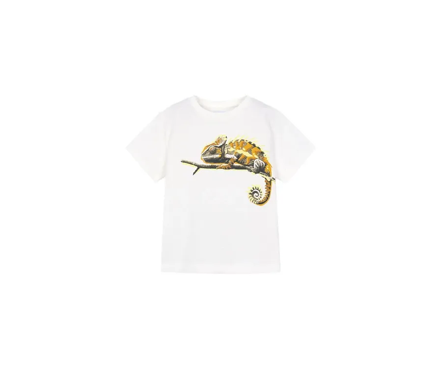 obrazek 1 Mayoral T-Shirt 3045 Biały Regular Fit
