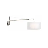 Picture Designer wall lamp with an extended arm and a lampshade