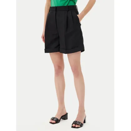 Zdjęcie Tommy Hilfiger Szorty materiałowe WW0WW44767 Czarny Regular Fit