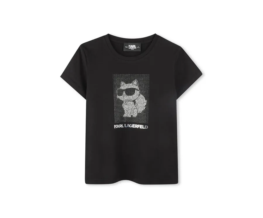 obrazek 1 Karl Lagerfeld Kids T-Shirt Z30489 M Czarny Regular Fit