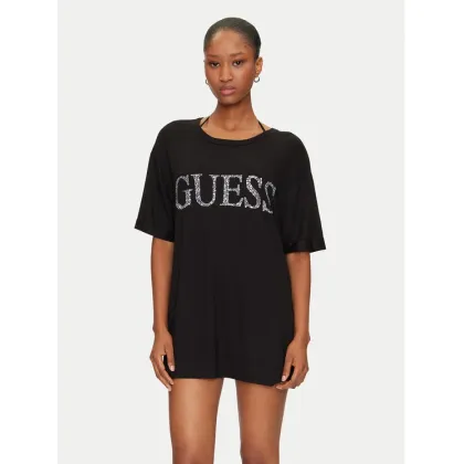 Zdjęcie Guess T-Shirt E5GI07 K68D2 Czarny Regular Fit