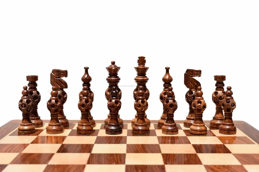 obrazek 6 Nowoczesny składany zestaw szachowy - The Chess Empire