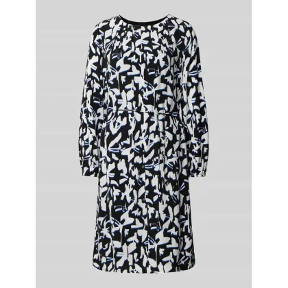 Zdjęcie Sukienka o długości do kolan z wiązanym paskiem