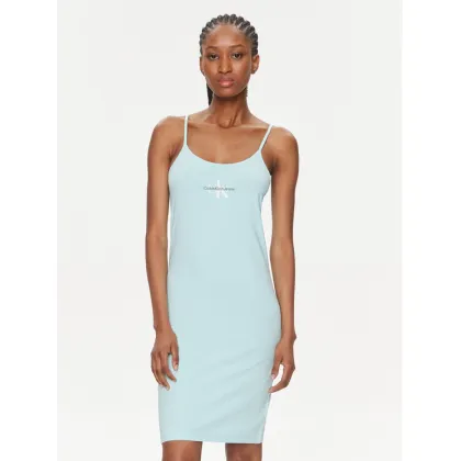Zdjęcie Calvin Klein Jeans Sukienka letnia J20J223420 Błękitny Slim Fit