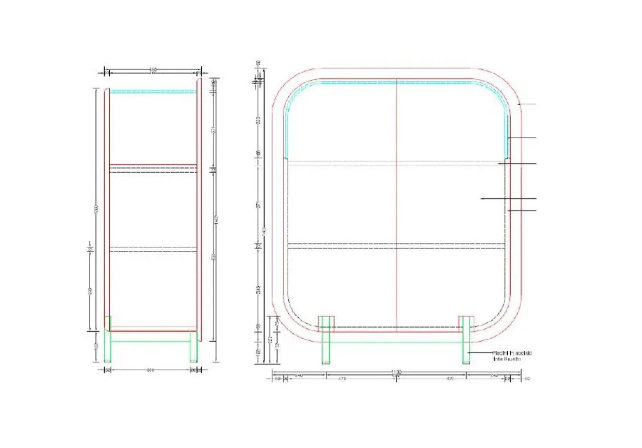 obrazek 5 Minimalistyczna włoska gablota do salonu