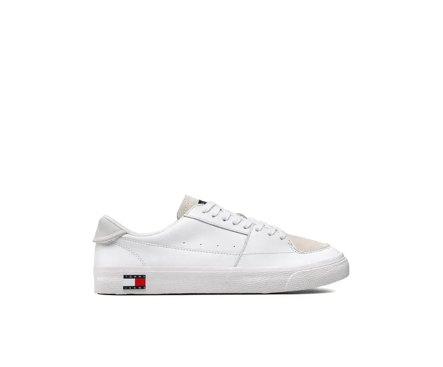 obrazek 1 Tommy Jeans Sneakersy Vulcanized Ess EM0EM01106 Biały