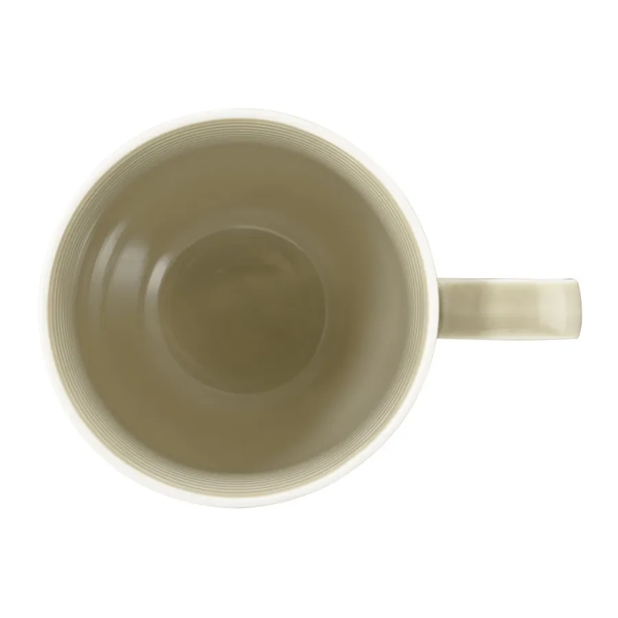 obrazek 2 Piękny stylowy duży kubek z porcelany w kolorze beżowym - Seltmann Weiden