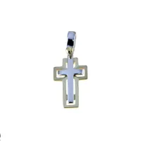 Picture Stylish men's cross from Italy 16x10mm