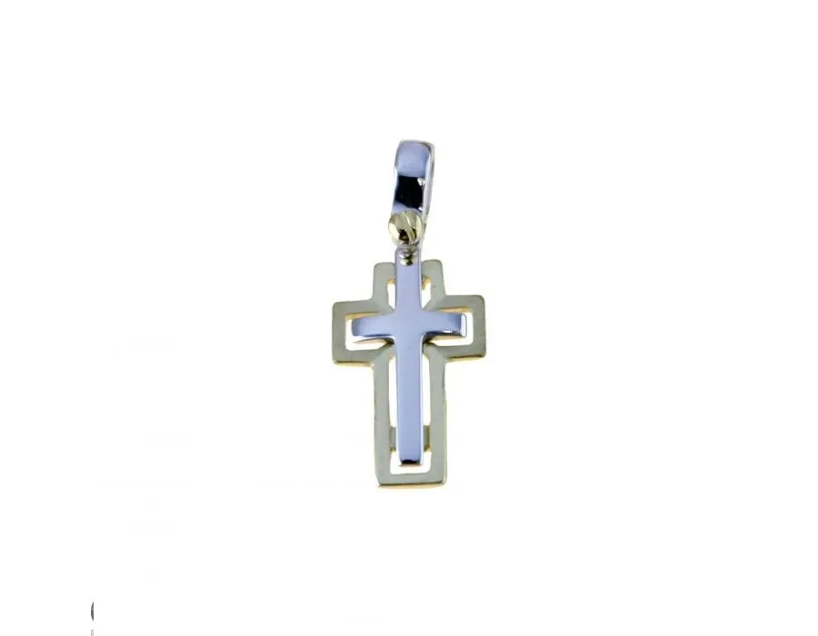 obrazek 1 Stylowy krzyż męski z włoch 16x10mm