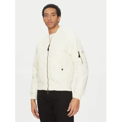 Zdjęcie Guess Jeans Kurtka bomber M5RL81 WHAA2 Écru Regular Fit