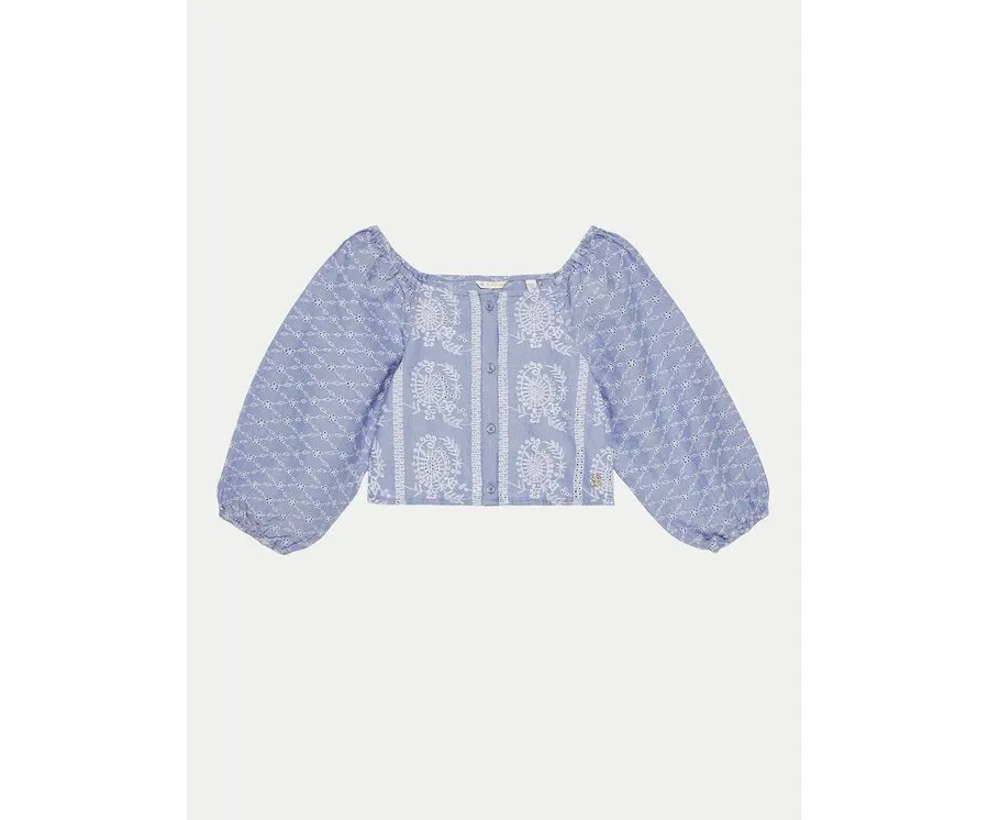 obrazek 1 Guess Bluzka J5GH08WH7K0 Niebieski Regular Fit