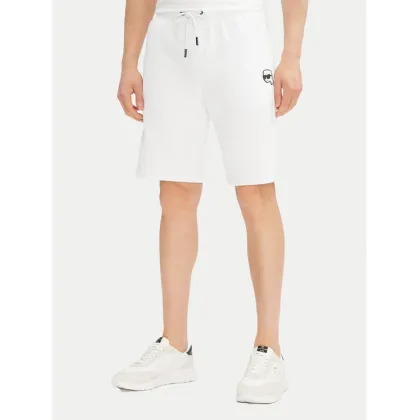 Zdjęcie KARL LAGERFELD Szorty sportowe 705014 552900 Biały Regular Fit