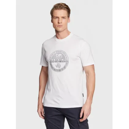 Zdjęcie Napapijri T-Shirt S-Bollo NP0A4H9K Biały Regular Fit