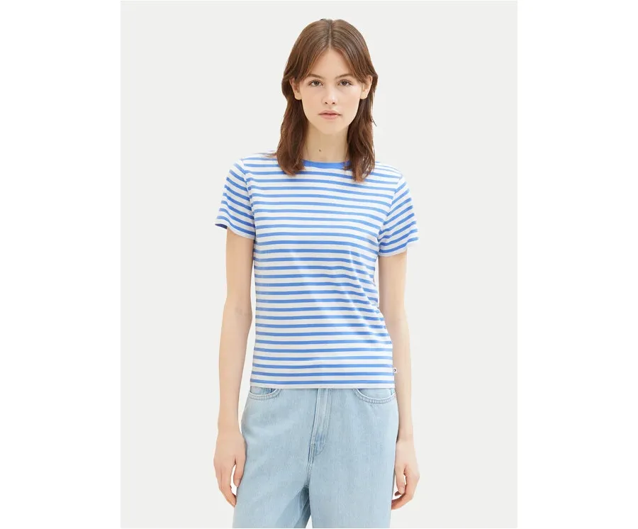 obrazek 1 Tom Tailor Denim T-Shirt 1035867 Niebieski Boxy Fit