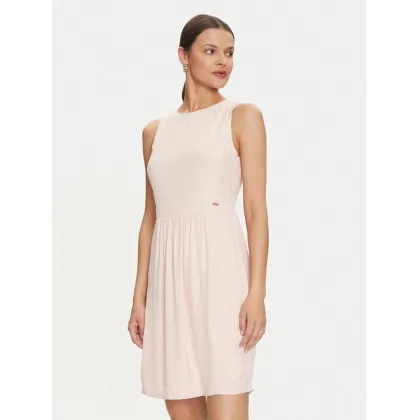 Zdjęcie Armani Exchange Sukienka koktajlowa 6DYA06 YN5TZ 14BQ Écru Regular Fit
