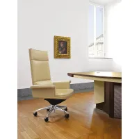 Picture A modern office chair with a high backrest designed for exclusive offices - Mascheroni