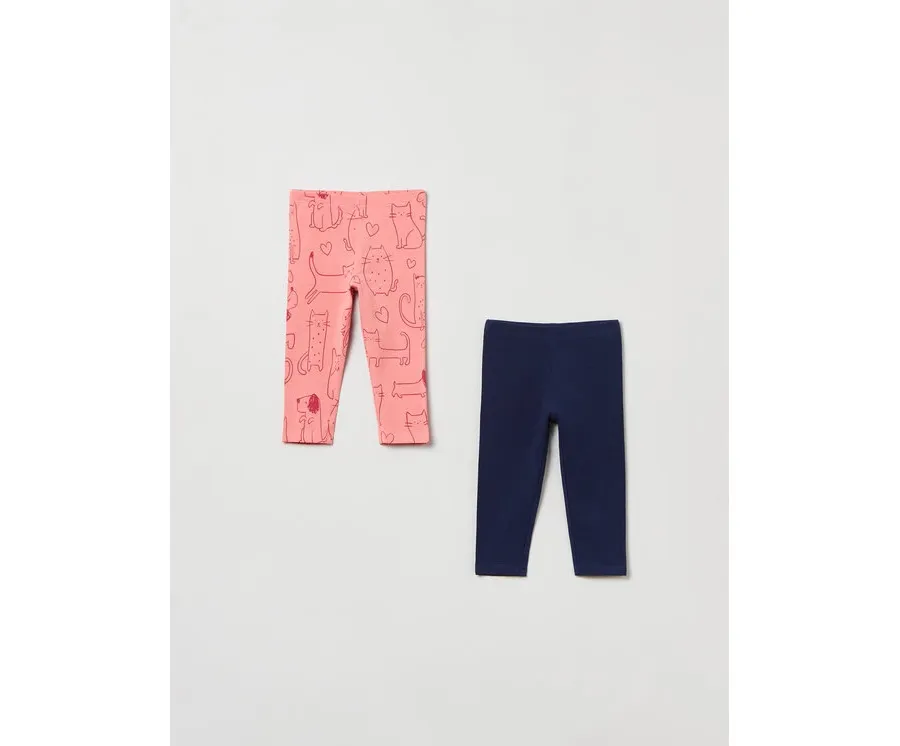obrazek 1 OVS Komplet 2 par legginsów 1843675 Kolorowy Slim Fit