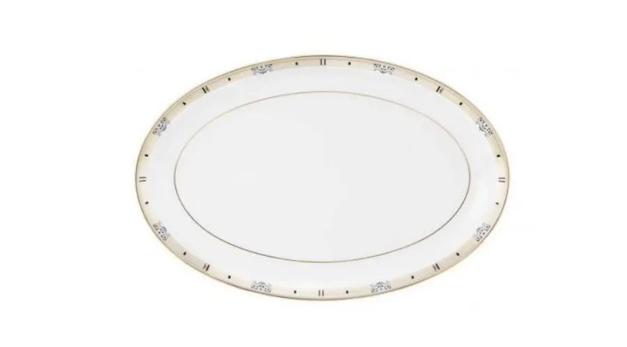 obrazek 1 Ekskluzywny średni owalny porcelanowy półmisek z Niemiec – Tettau
