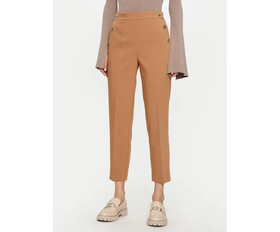 obrazek 1 Lola Casademunt by Maite Spodnie materiałowe MF2414007 Brązowy Straight Fit