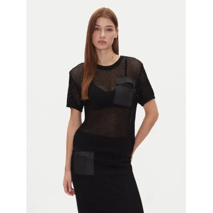 Zdjęcie DKNY Sweter P5BSAV83 1 Czarny Regular Fit