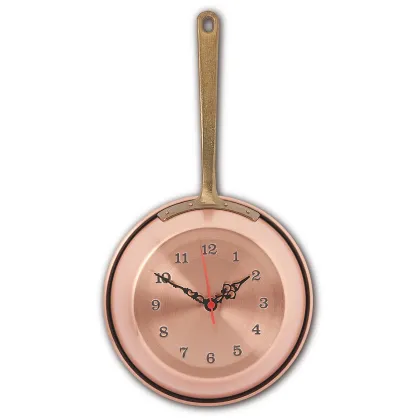Zdjęcie Ekskluzywny zegar miedziany 1 uchwyt średnica 22cm - Cu Artigiana