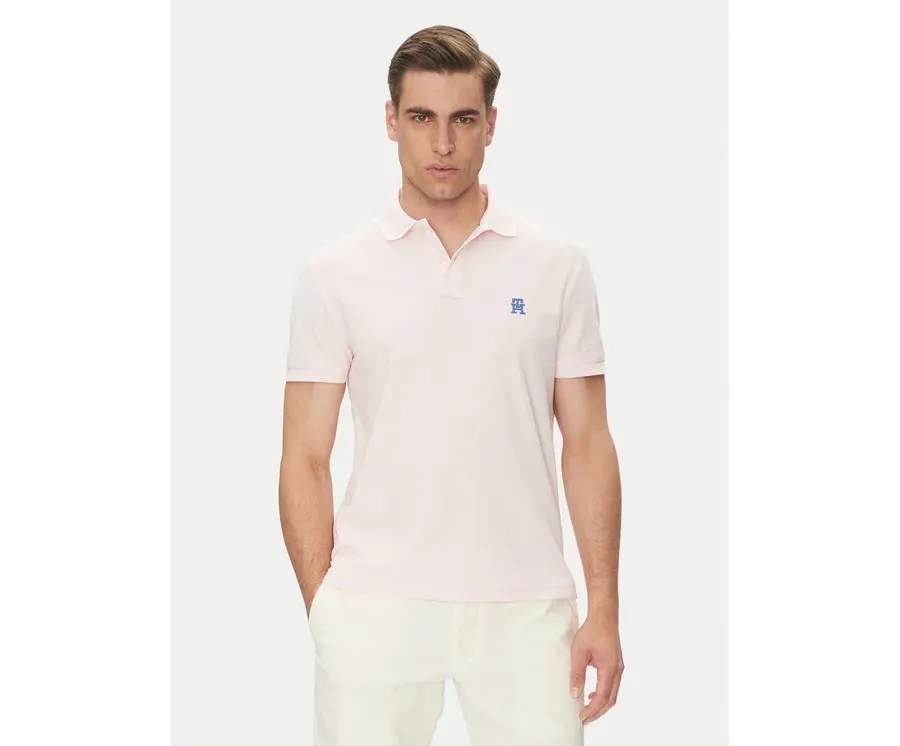 obrazek 1 Tommy Hilfiger Polo MW0MW33167 Różowy Regular Fit