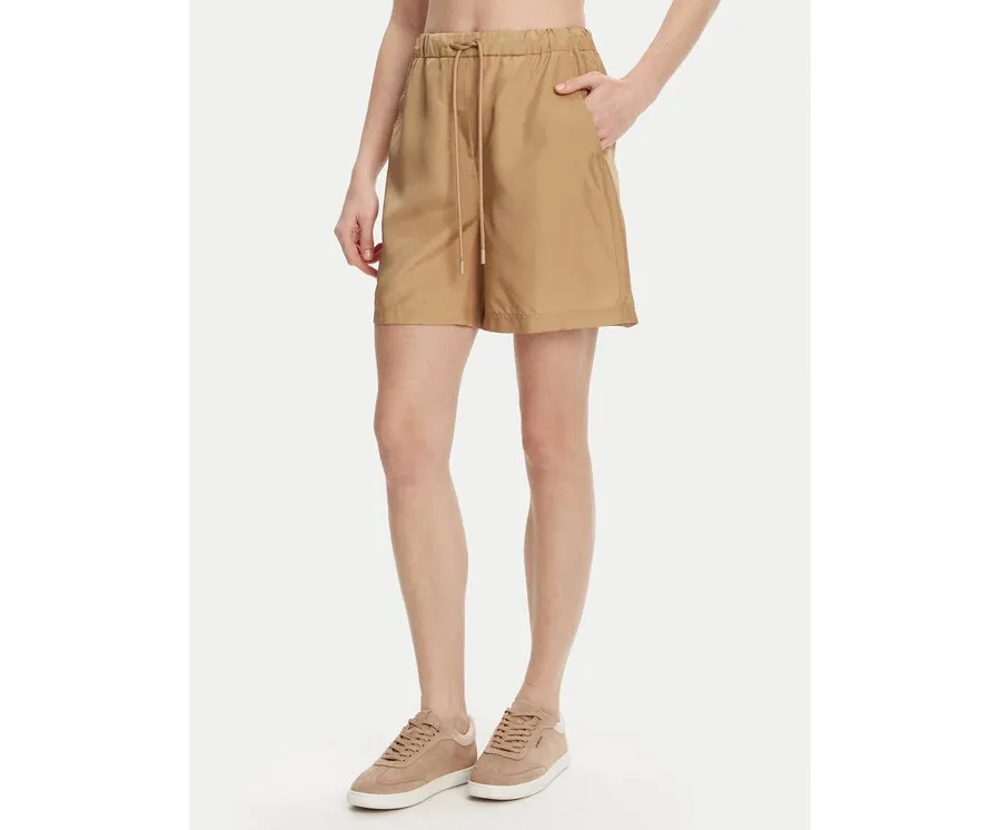 obrazek 1 Marella Szorty materiałowe Borbona 2513141025 Beżowy Relaxed Fit