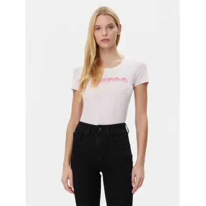 Zdjęcie Guess T-Shirt W5GI14 J1314 Różowy Regular Fit