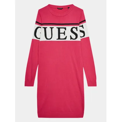 Zdjęcie Guess Sukienka dzianinowa J3BK16 Z38B0 Różowy Regular Fit