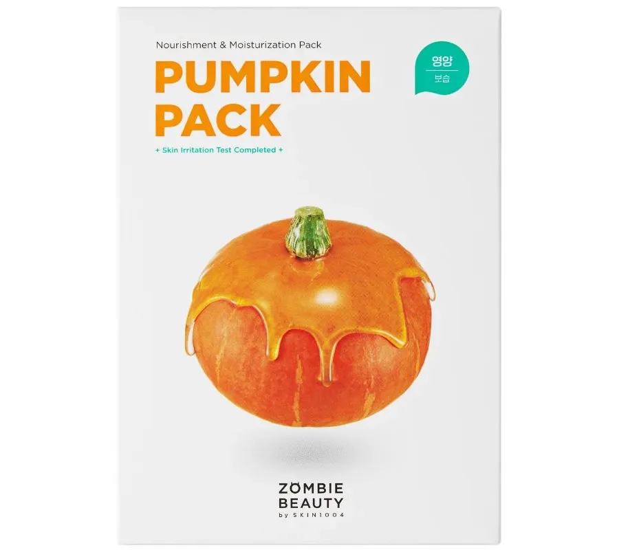 obrazek 1 SKIN1004 Zombie Beauty Pumpkin Zestaw odżywczo-nawilżających masek do twarzy