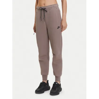 Zdjęcie Nike Spodnie dresowe Tech Fleece HV6779 Brązowy Regular Fit