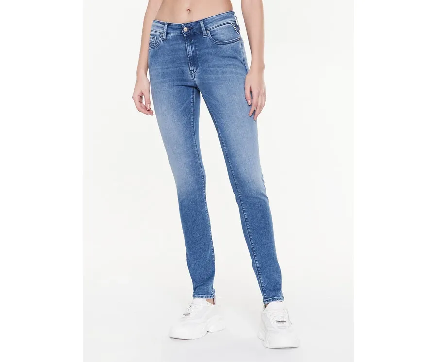obrazek 1 Replay Jeansy WHW689.000.93A Niebieski Skinny Fit REPLAY
