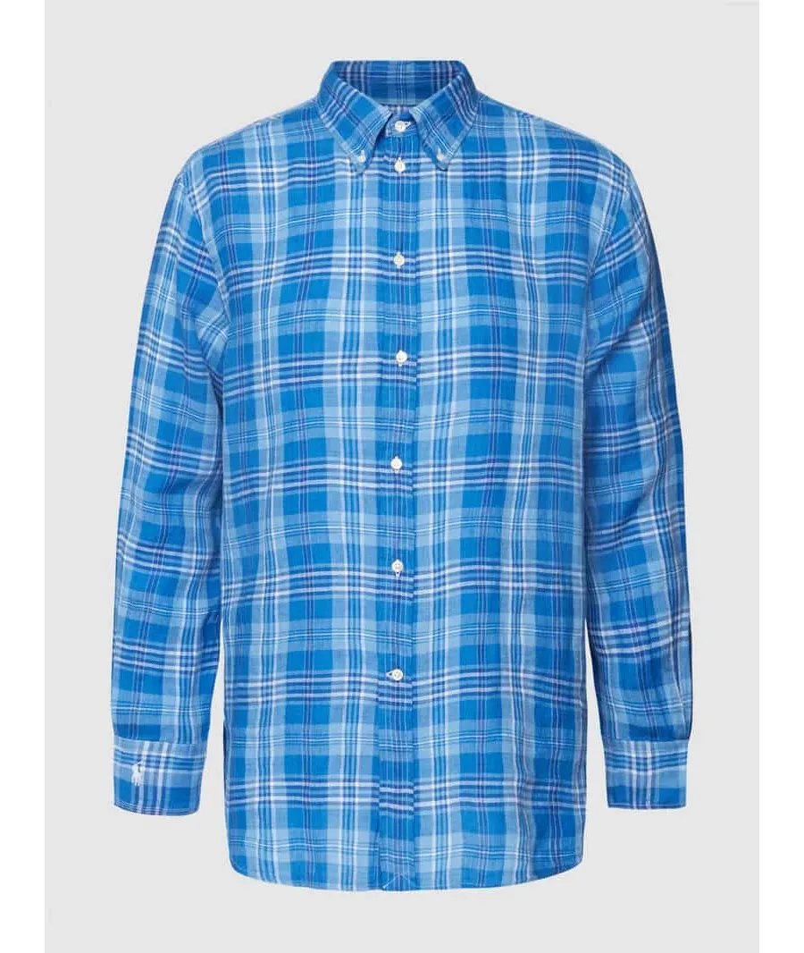 obrazek 1 Bluzka koszulowa z kołnierzykiem typu button down