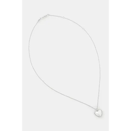 Zdjęcie AMBUSH naszyjnik srebrny Pearl Heart Charm Necklace 12115241
