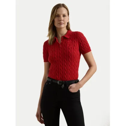 Zdjęcie LAUREN RALPH LAUREN Sweter 200932224012 Czerwony Slim Fit