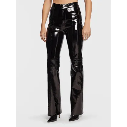 Zdjęcie Gestuz Spodnie skórzane Gocha 10906553 Czarny Wide Leg