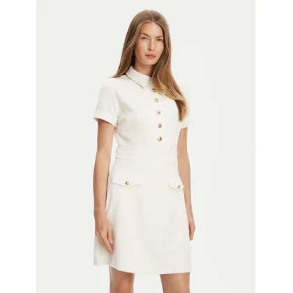 Zdjęcie Guess Sukienka dzianinowa W5YK18 KCXO2 Écru Regular Fit