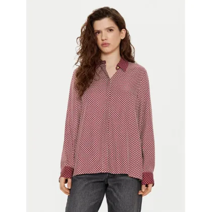 Zdjęcie Tommy Hilfiger Koszula WW0WW44036 Bordowy Relaxed Fit