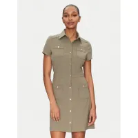 Zdjęcie Guess Sukienka koszulowa W5GK70 KCBO2 Khaki Regular Fit