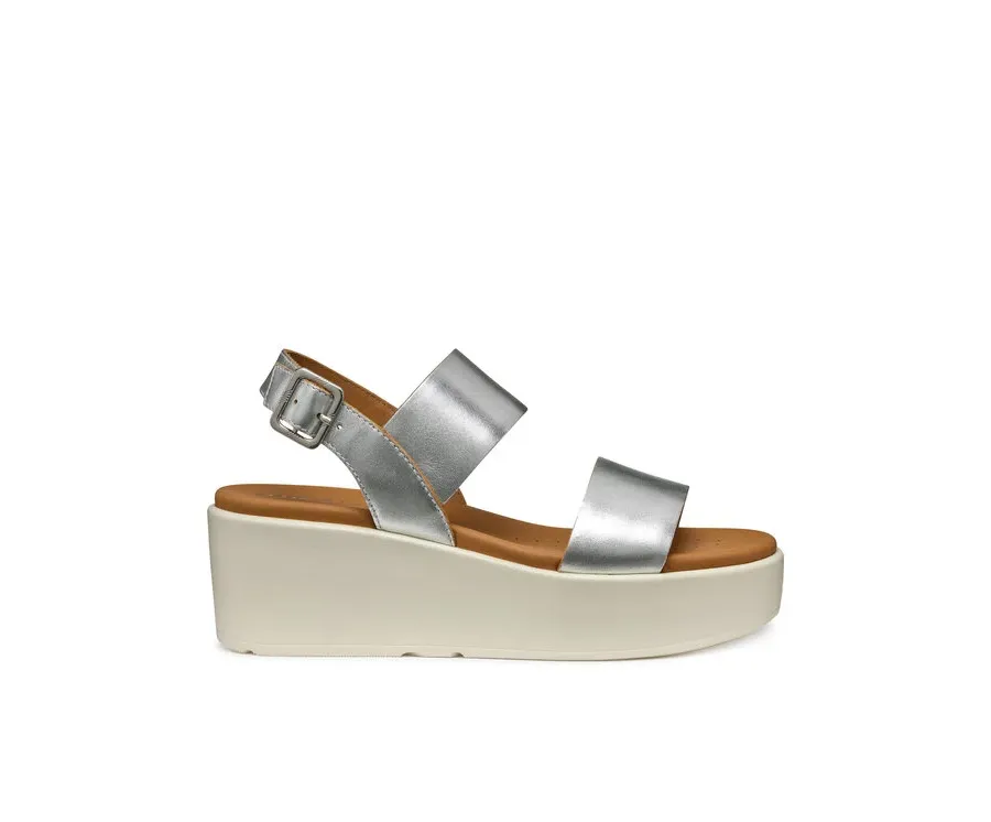 obrazek 1 Geox Sandały D Xand 2.2S D45M1A 000CF C1007 Srebrny