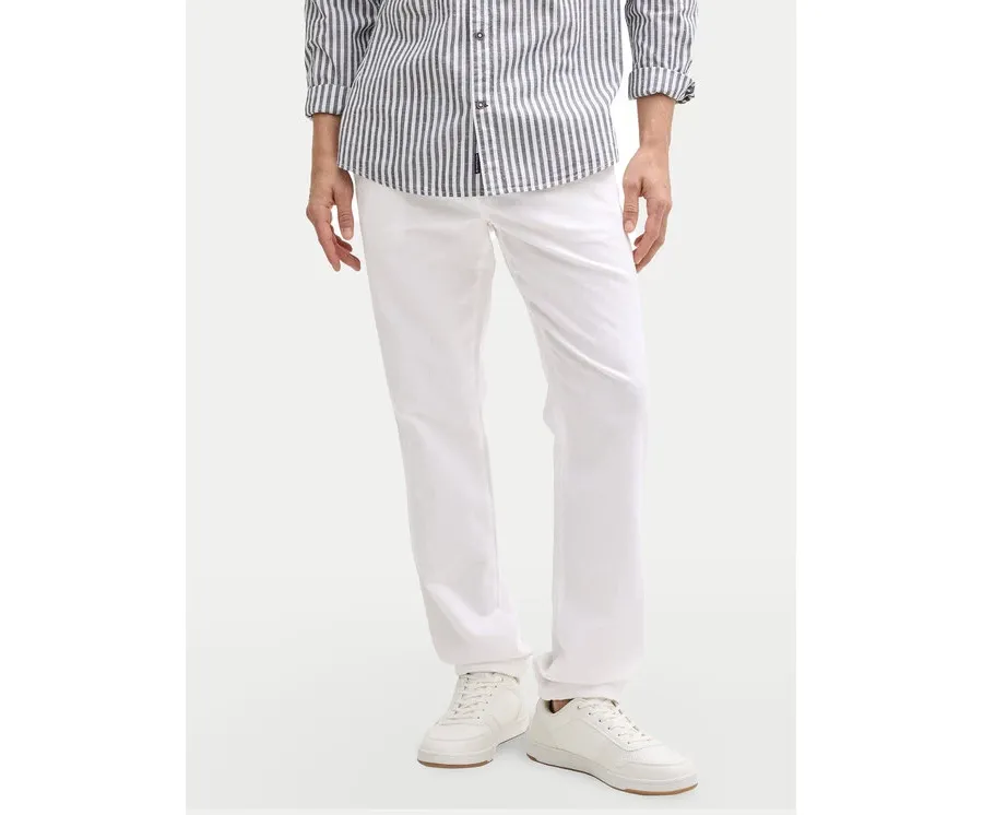 obrazek 1 Tom Tailor Spodnie materiałowe 1044716 Biały Regular Fit
