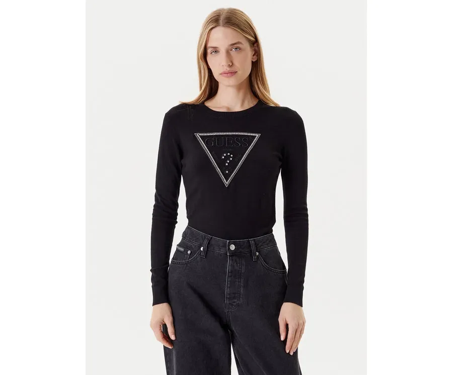 obrazek 1 Guess Sweter W5YR23 Z2NQ2 Czarny Regular Fit