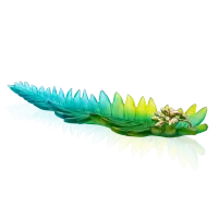 Picture Exclusive plate in the form of a leaf - Daum